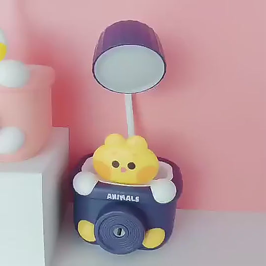 Table Lamp - Desk Lamp with Pen Holder & Sharpener